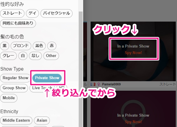 cam4のスパイショーの楽しみ方
