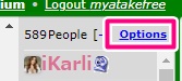 myfreecamsのオプションボタン